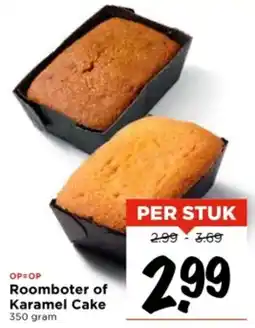 Vomar Voordeelmarkt Roomboter of Karamel Cake aanbieding