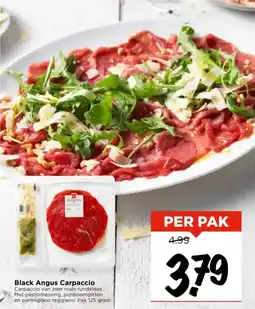 Vomar Voordeelmarkt Black Angus Carpaccio aanbieding