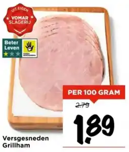 Vomar Voordeelmarkt Versgesneden Grillham aanbieding