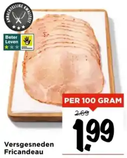 Vomar Voordeelmarkt Versgesneden Fricandeau aanbieding