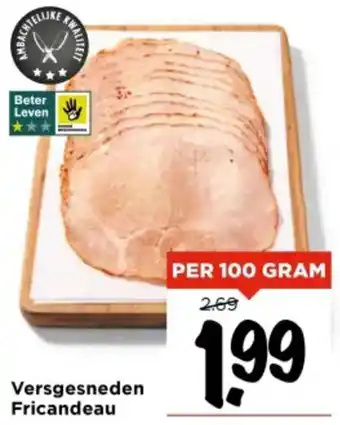 Vomar Voordeelmarkt Versgesneden Fricandeau aanbieding