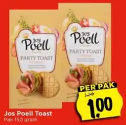 Vomar Voordeelmarkt Jos Poell Toast aanbieding