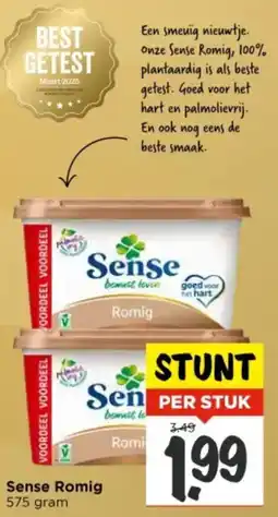 Vomar Voordeelmarkt Sense Romig aanbieding