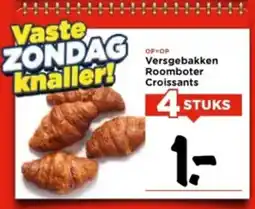 Vomar Voordeelmarkt Versgebakken Roomboter Croissants aanbieding