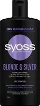 Bol.com Syoss - Shampoo - Blonde & Silver - 440ml aanbieding