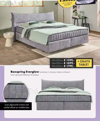 Woonsquare Boxspring Everglow aanbieding