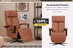 Woonsquare Sta op fauteuil Venezia aanbieding