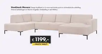 Woonsquare Hoekbank Monaco aanbieding