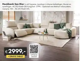 Woonsquare Hoekbank San Dior aanbieding