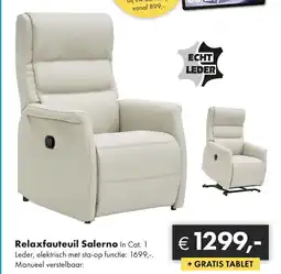 Woonsquare Relaxfauteuil Salerno aanbieding