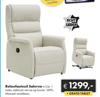 Woonsquare Relaxfauteuil Salerno aanbieding