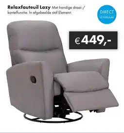Woonsquare Relaxfauteuil Lazy aanbieding