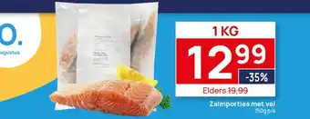 Butlon Zalmporties met vel aanbieding