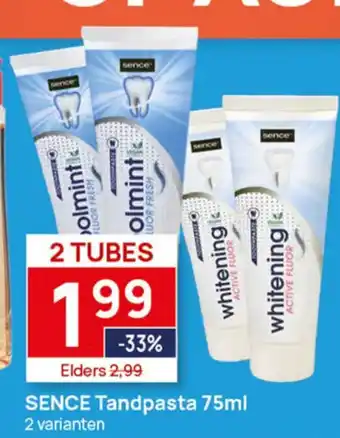 Butlon SENCE Tandpasta aanbieding