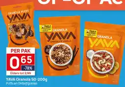 Butlon YAVA Granola 50-200g aanbieding