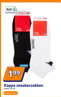 Action Kappa sneakersokken aanbieding