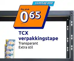 Action TCX verpakkingstape aanbieding