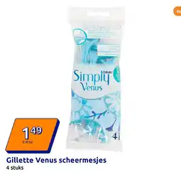 Action Gillette Venus scheermesjes aanbieding