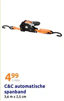 Action C&C automatische spanband aanbieding