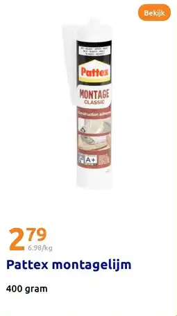 Action Pattex montagelijm aanbieding