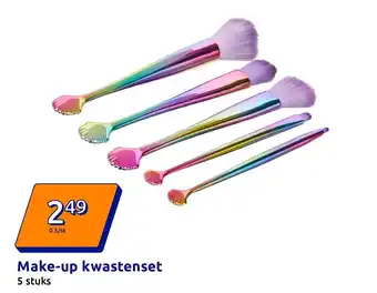 Action Make-up kwastenset aanbieding