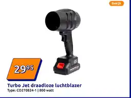 Action Turbo Jet draadloze luchtblazer aanbieding