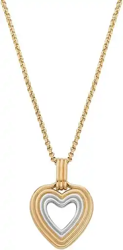 Amazon Skagen Vrouwen, Roestvrij staal of semi-edel met karabijnsluiting Hanger ketting aanbieding