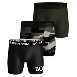 ANWB Björn Borg Heren 3-Pack Performance Boxers Meerkleurig XXL aanbieding