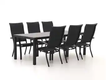 Kees Smit Bellagio Lugo/Fidenza 220cm dining tuinset 7-delig stapelbaar aanbieding