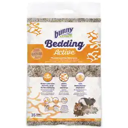 Zooplus 2x35l Bunny Bedding Active Natuurlijke Bodembedekking Knaagdierkooi aanbieding