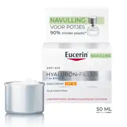 De Online Drogist Eucerin Hyaluron-Filler + 3x Effect Dagcrème SPF 30 Navulling aanbieding