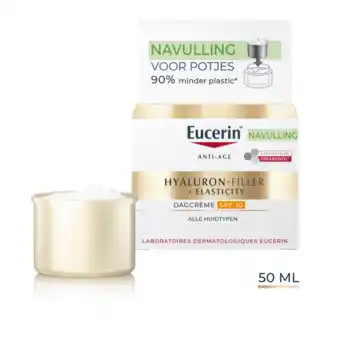 De Online Drogist Eucerin Hyaluron-Filler + Elasticity Dagcrème SPF 30 navulling aanbieding