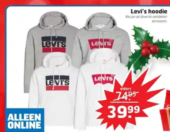 Trekpleister Levi's Hoodie aanbieding