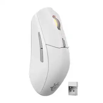 MediaMarkt Steelseries Rival 3 Wireless Gen 2 Gamingmuis Wit aanbieding