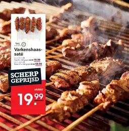 Sligro Varkenshaas- saté aanbieding