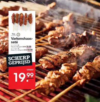 Sligro Varkenshaas- saté aanbieding