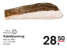 Sligro Kabeljauwrug aanbieding