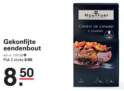 Sligro Gekonfijte eendenbout aanbieding