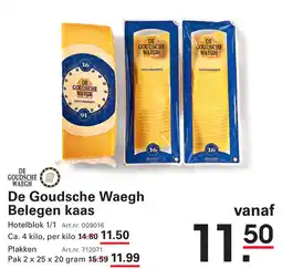 Sligro De goudsche waegh Belegen kaas aanbieding