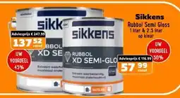 De voordeelmarkt Sikkens Rubbol Semi Gloss aanbieding