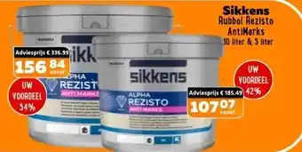 De voordeelmarkt Sikkens Rubbol Rezisto AntiMarks aanbieding
