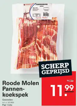 Sligro Roode Molen Pannen- koekspek aanbieding