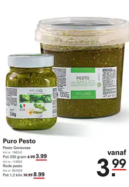 Sligro Puro Pesto Pesto Genovese aanbieding