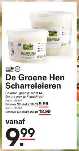 Sligro De Groene Hen Scharreleieren aanbieding