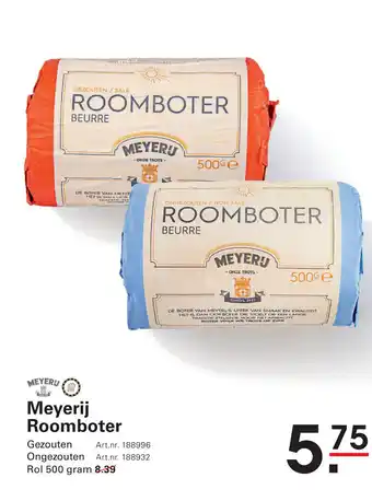 Sligro Meyerij Roomboter aanbieding
