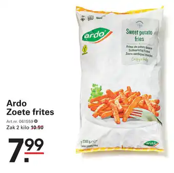 Sligro Ardo Zoete frites aanbieding