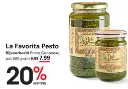 Sligro La Favorita Pesto aanbieding