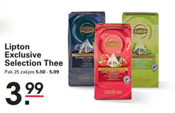 Sligro Lipton Exclusive Selection Thee aanbieding