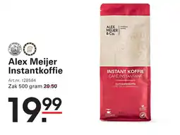 Sligro Alex Meijer Instantkoffie aanbieding
