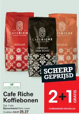 Sligro Cafe Riche Koffiebonen aanbieding